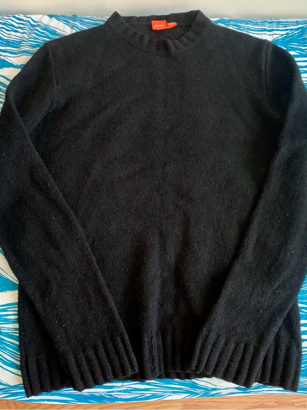 Hugo Boss Black Crewneck Wool Sweater